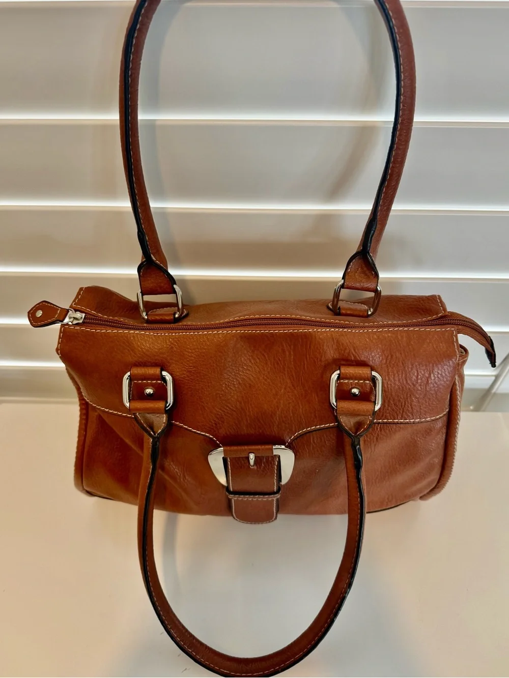 Brown Satchel Handbag